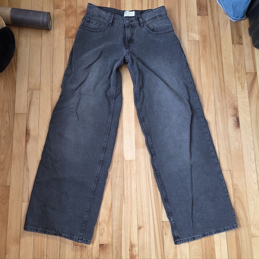 SOLD! Motel Rocks 26W 34L Black Faded Jeans - Picture 2 of 8